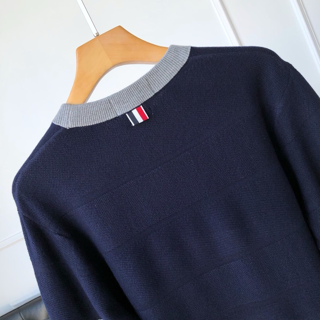 인타르시아 니트티셔츠(Intarsia Knit T-shirt)